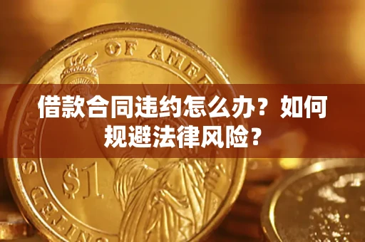 济南借款合同违约怎么办？如何规避法律风险？